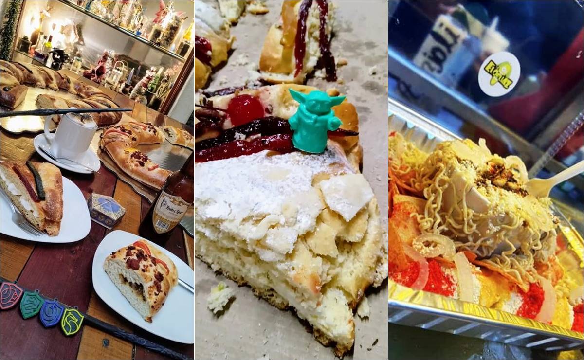 Las Roscas de Reyes se han transformado, dejando atrás lo tradicional y diversificando en formas, colores y sabores para los gustos más exóticos. Foto: Especial