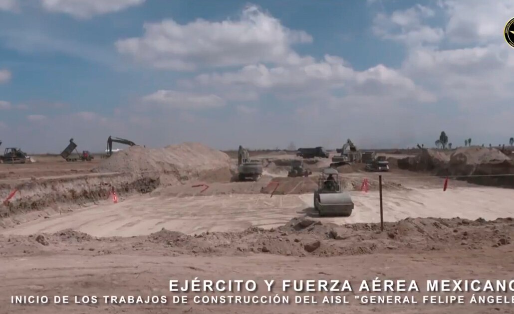 Sedena presume trabajos del aeropuerto en Santa Lucía