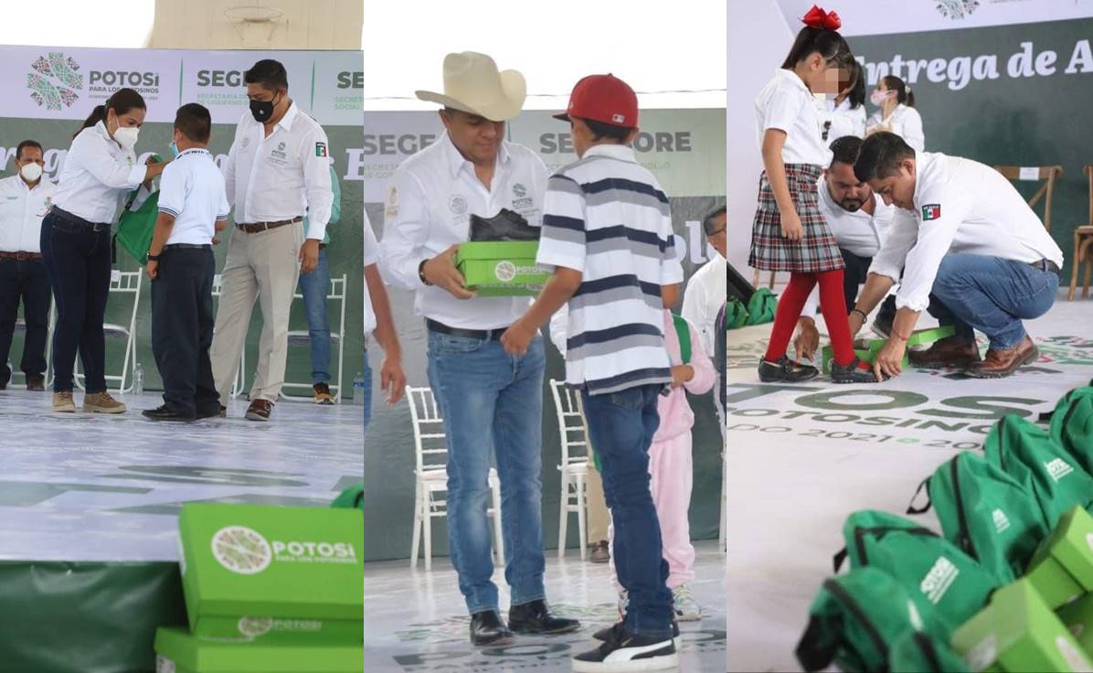 ¡Útiles, mochilas y zapatos! Ricardo Gallardo arrancará este lunes con la entrega de apoyos escolares en SLP