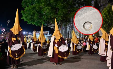 Mal estado de las calles en la capital de SLP dejan con lesiones a participantes de la Procesión del Silencio  