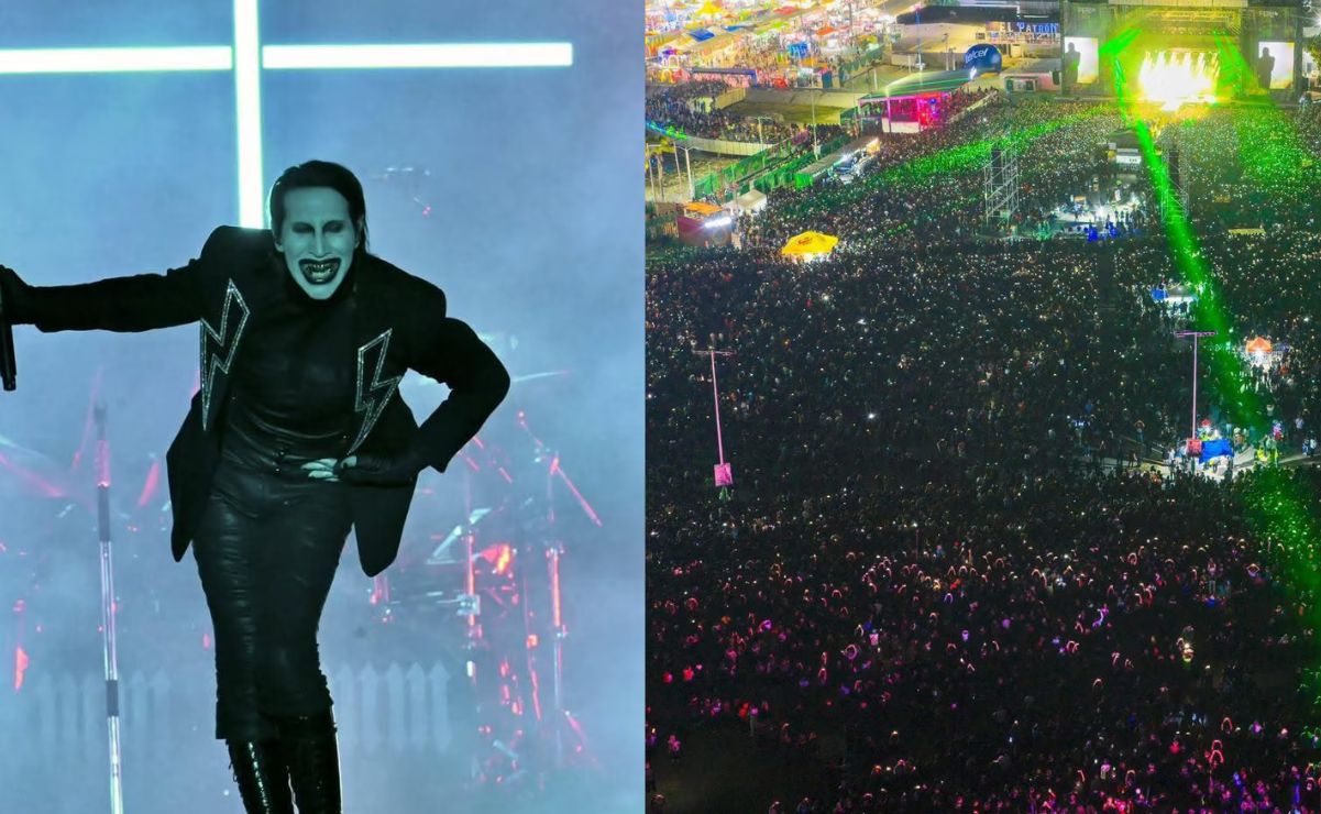 Concierto de Marilyn Manson en la FENAPO. Fotos: Especial