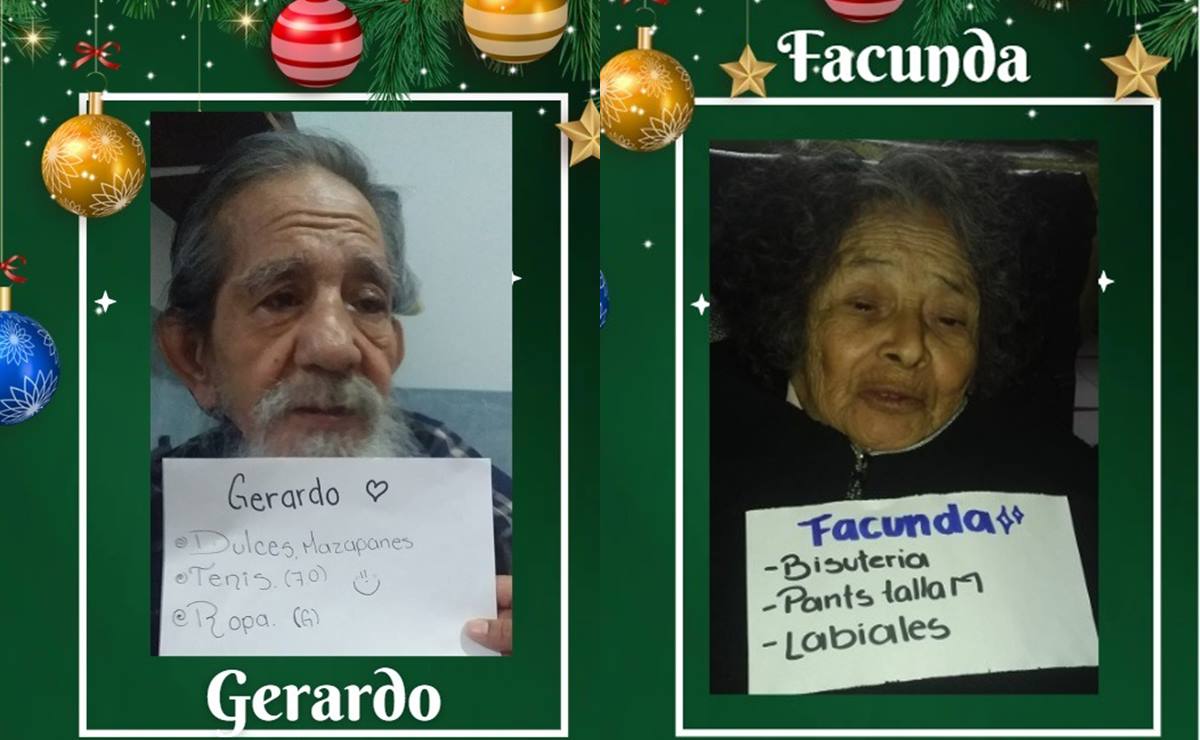 En redes sociales, han compartido la lista de deseos de casi 50 adultos mayores que residen en el asilo. Foto: Especial