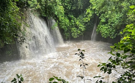 Por lluvias y crecida de ríos, cierran al público parajes de la Huasteca potosina