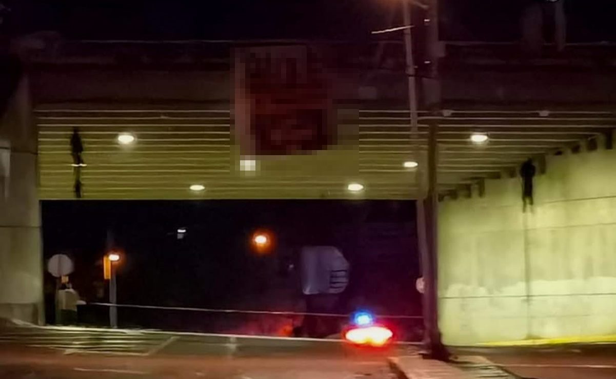 Encuentran hombre colgado en puente de Soledad; Fiscalía de SLP abre investigación