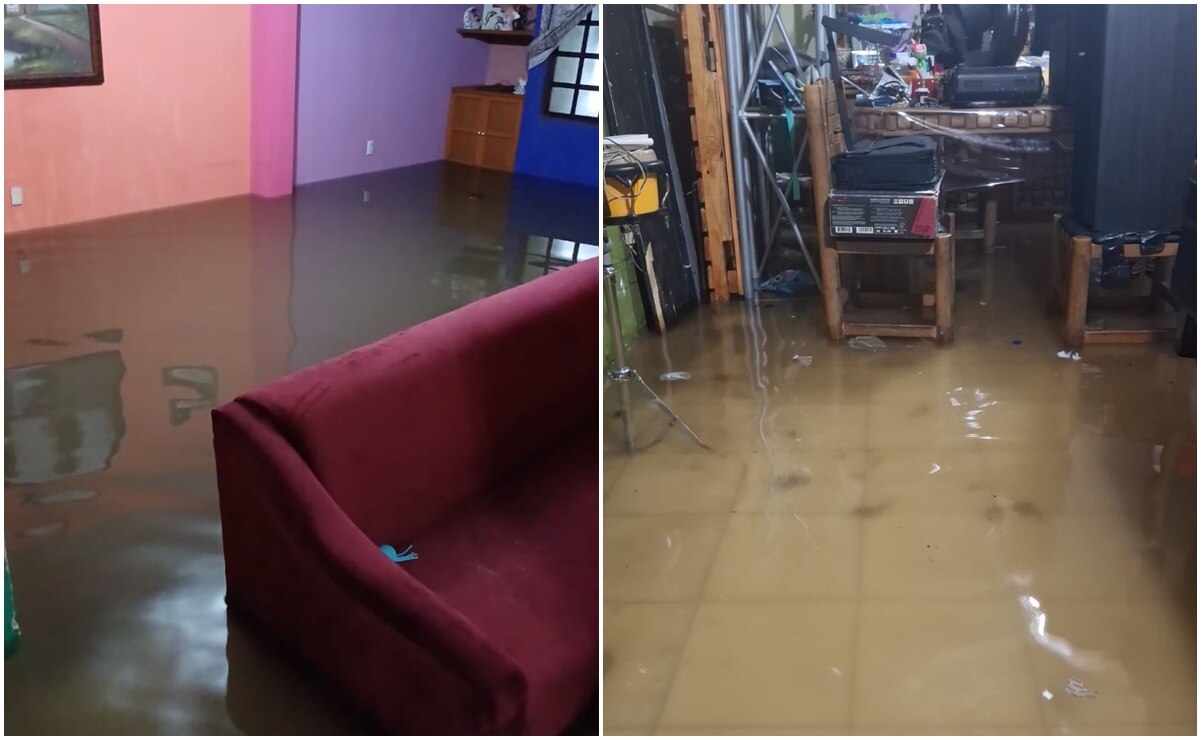 “Subí a mis hijos a los sillones por miedo a que se ahogaran”: familias de SLP narran el terror por las lluvias