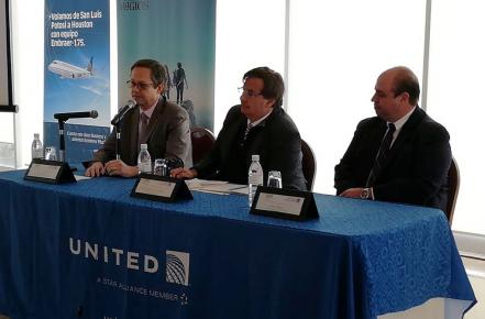 United Airlines incrementa su capacidad operativa en SLP