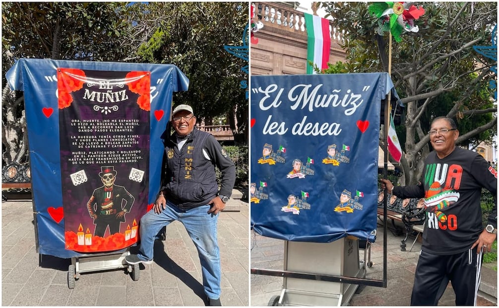 El bolero Bernabé con su carrito temático en diferentes temporadas del año