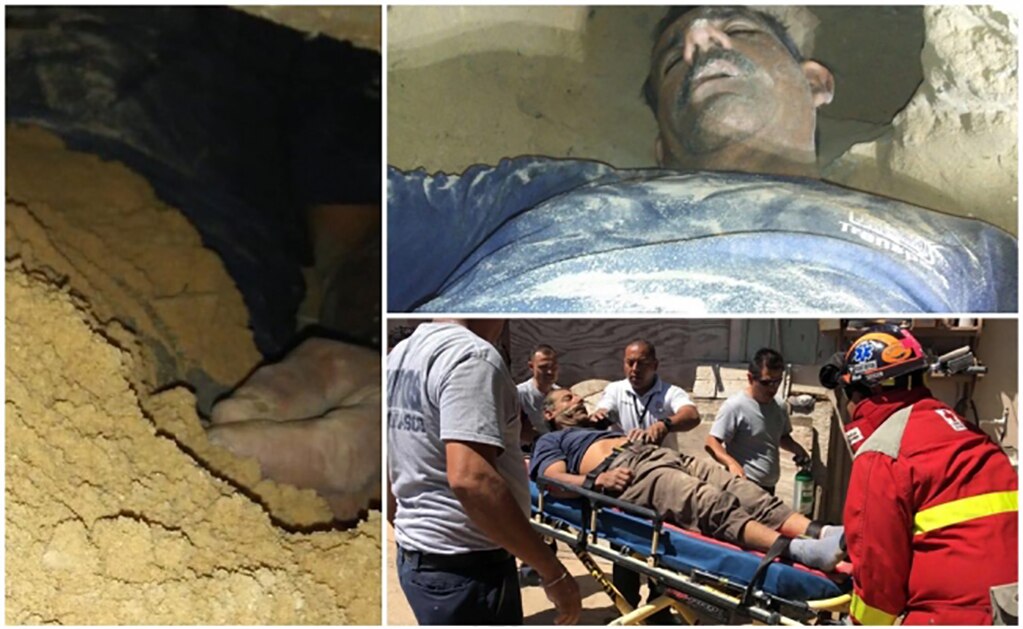 Hombre excava túnel para espiar a su expareja, pero se queda atorado