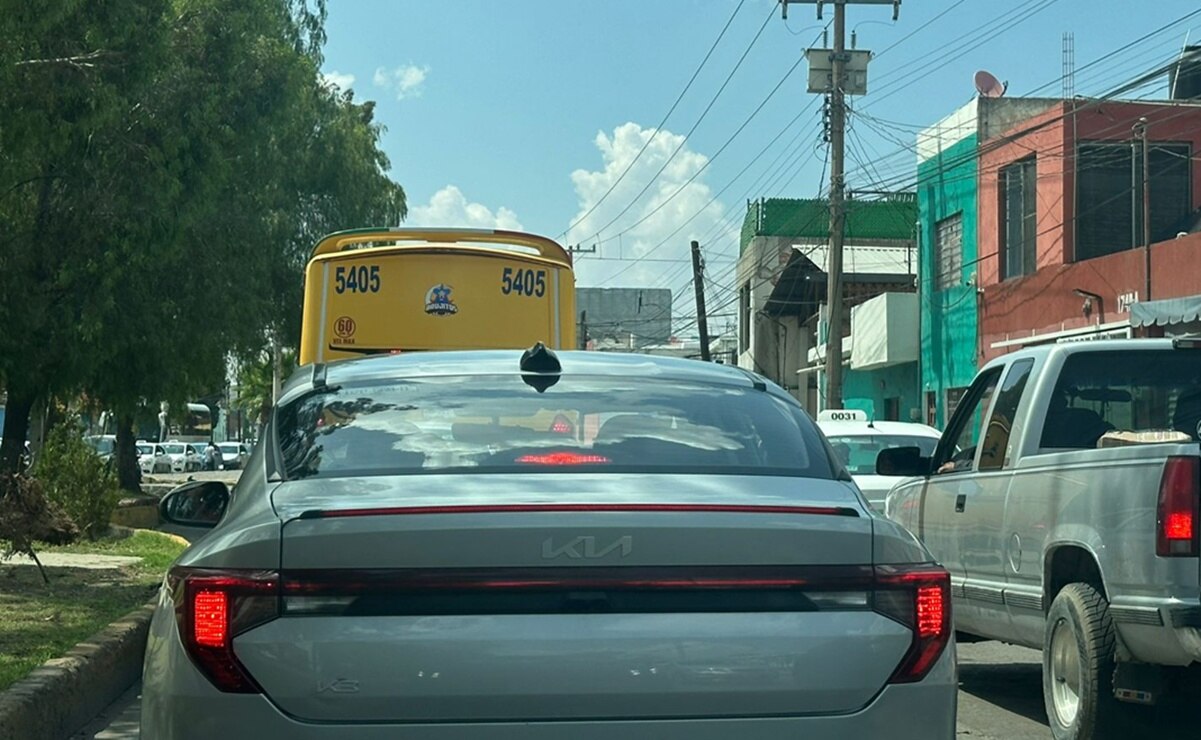 Multas por vidrios polarizados en SLP. Foto: EL UNIVERSAL