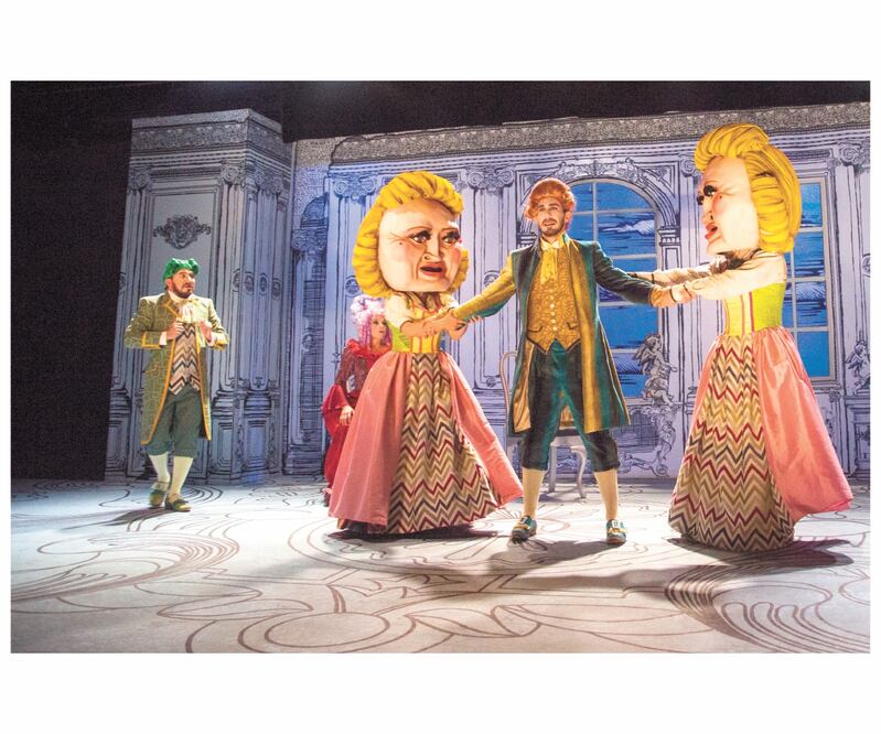 La compañía La Caja de Teatro, que presentó entre marzo y abril la obra Príncipe y Príncipe en el Teatro Benito Juárez, está entre las afectadas. CORTESÍA ESTUDIO ALOS&PONCE