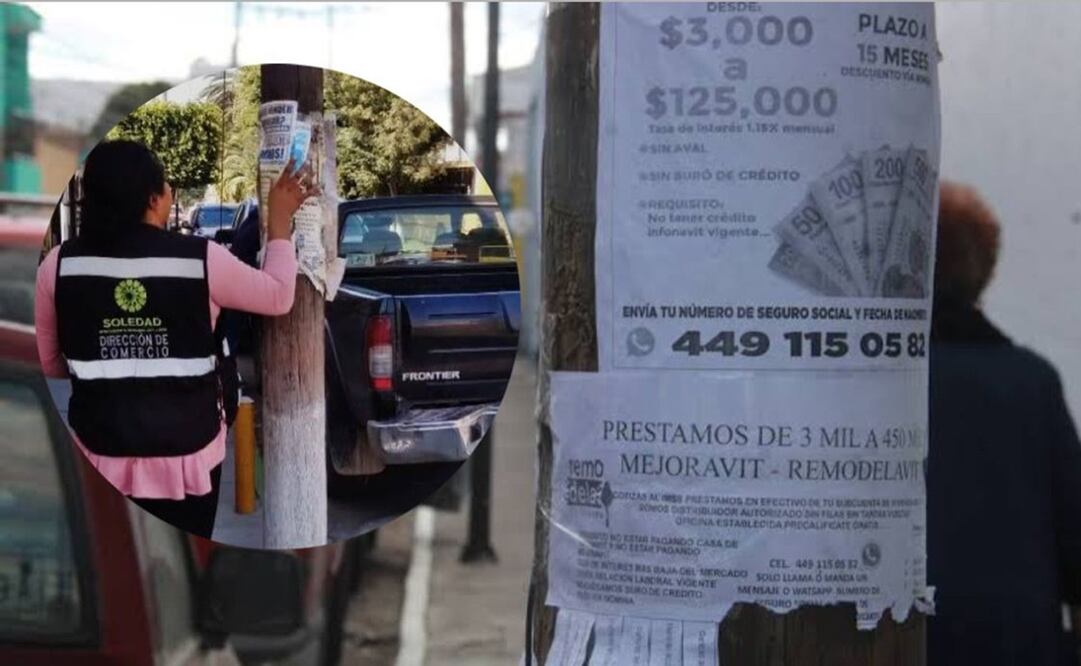 La publicidad colocada sin autorización en SLP puede ser acreedora a sanciones. Foto: Archivo