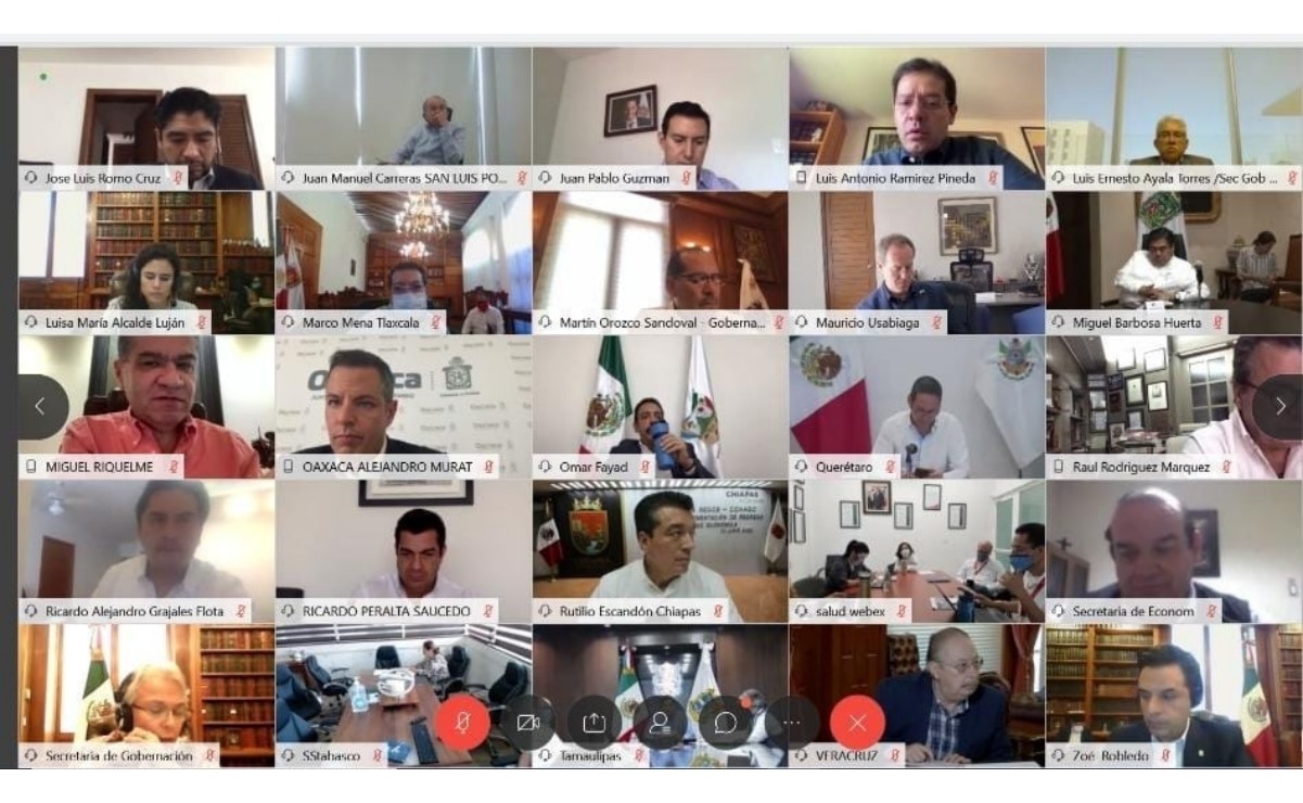 Gobernador de SLP participa en reunión con gobierno federal y entidades