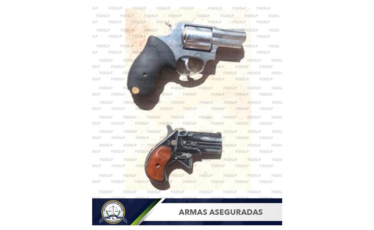 Detienen a sujeto con armas y droga al norte de capital potosina
