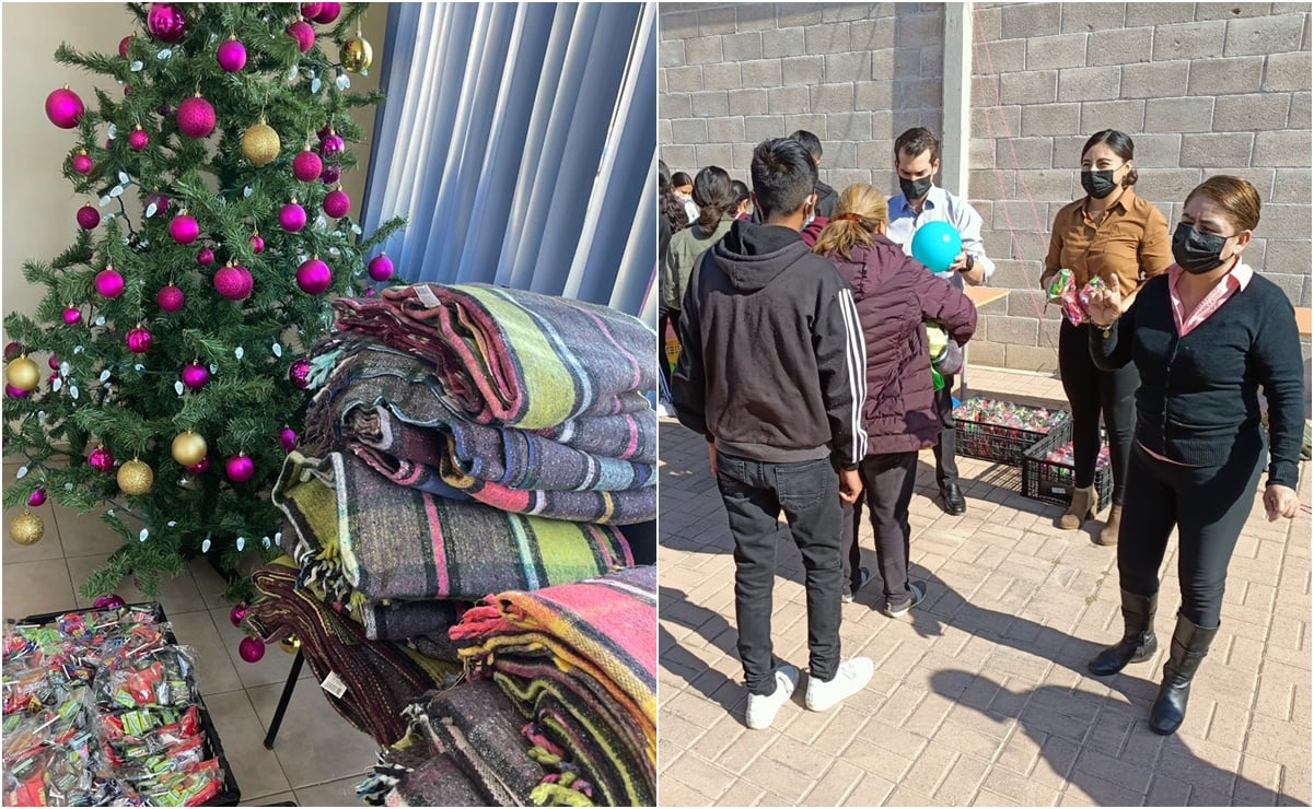 Jóvenes empresarios de SLP juntan 512 cobijas y las entregan a sectores vulnerables