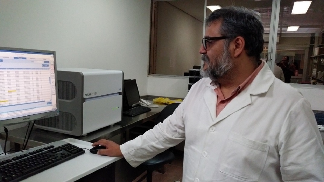 Julio Juárez, coordinador del Laboratorio de VPH