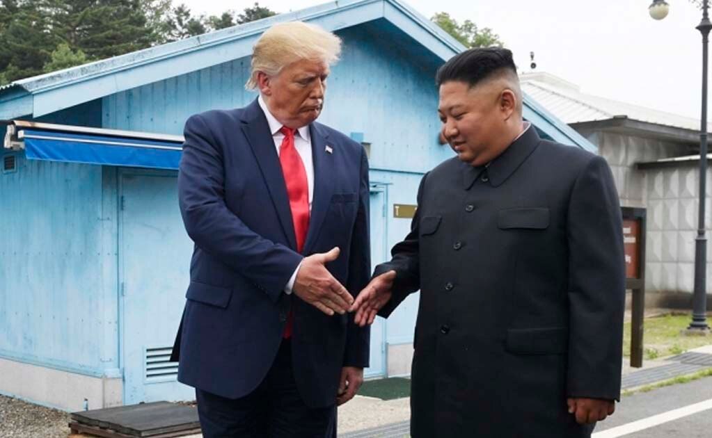 Trump celebra histórico encuentro con Kim Jong-un en frontera intercoreana