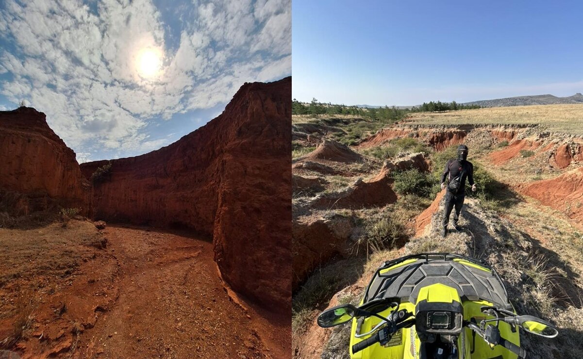 Cañón en el semidesierto de San Luis Potosí. Fotos: Lolis Páez y Gustavo Gómez