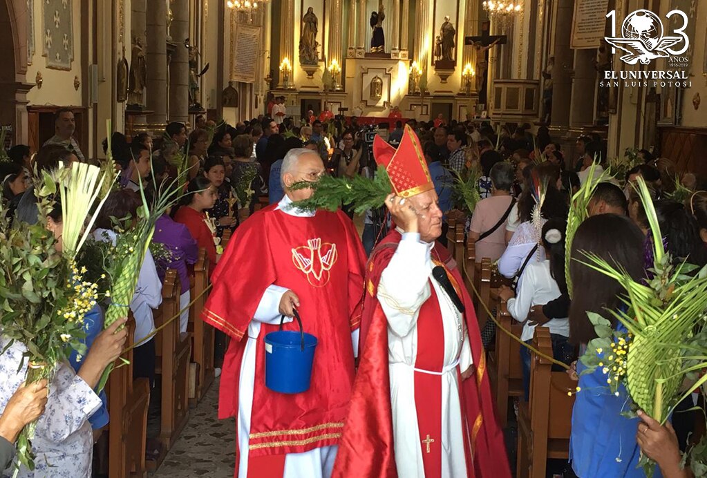 Inicia Semana Santa en SLP con Domingo de Ramos