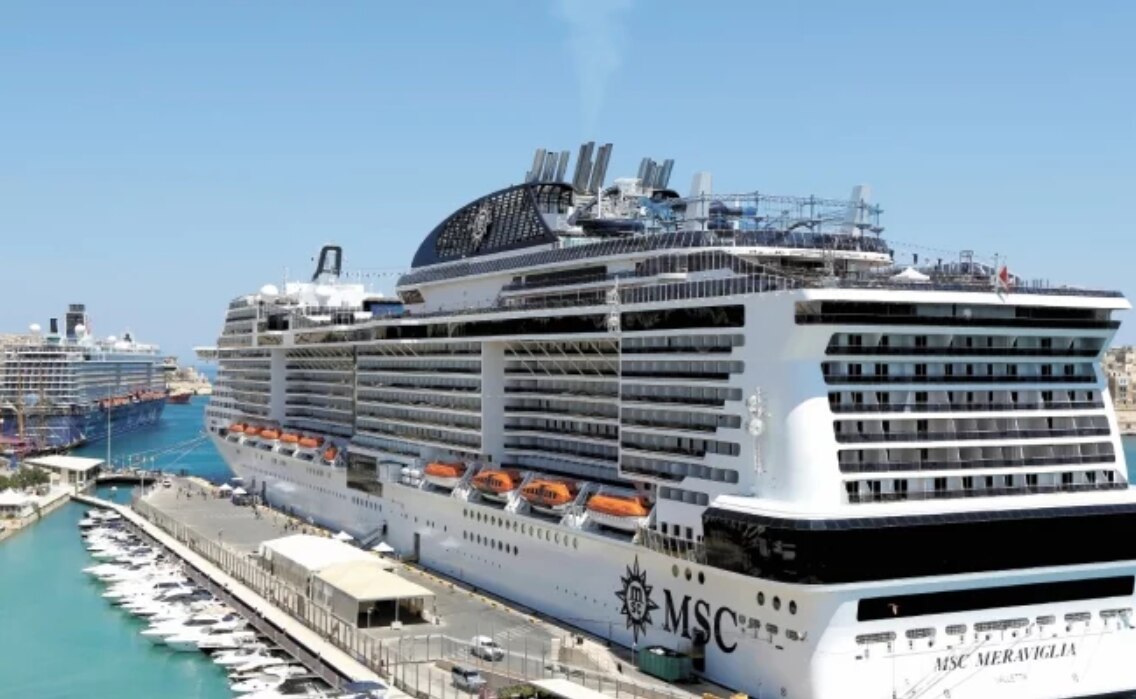 Aún no hay autorización para desembarco de crucero MCS Meravigilia en Cozumel