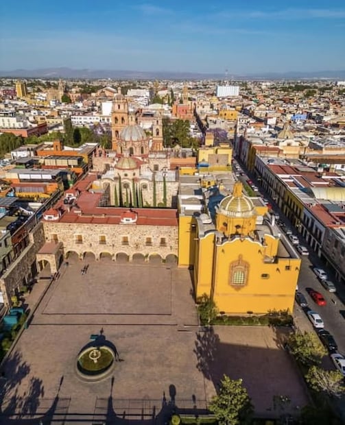 Plaza Aranzazú en la capital de San Luis Potosí. Foto: FB@San Luis Potosí Capital