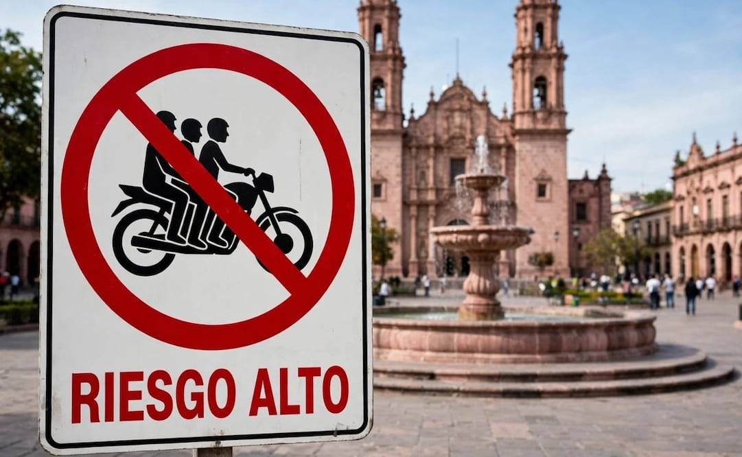 Motocicletas en San Luis Potosí. Foto: Realizada con Meta con Inteligencia Artificial