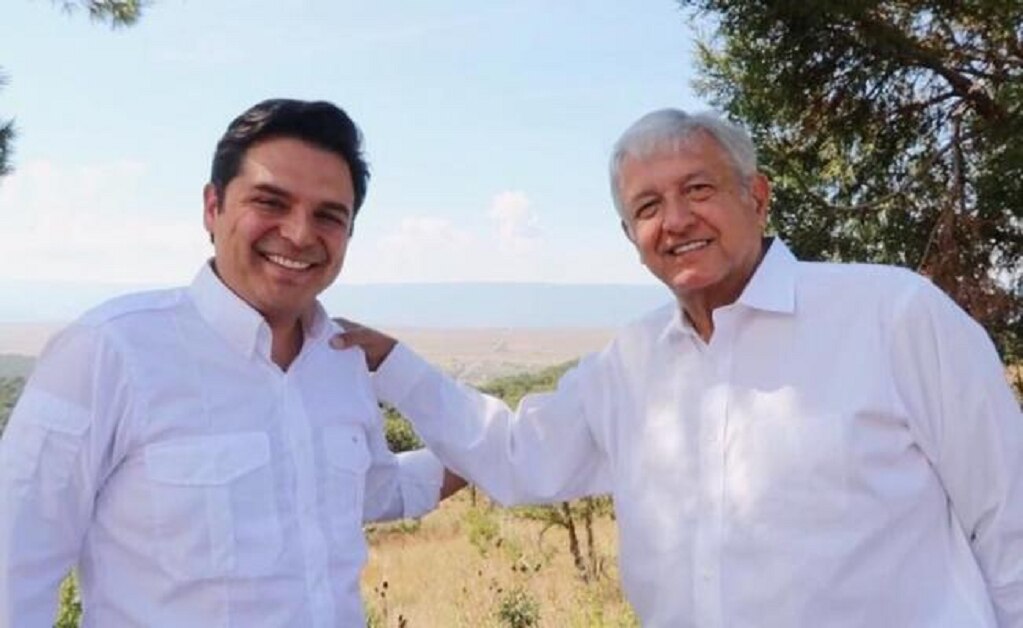 Zoé Robledo y Andrés Manuel López Obrador. Foto: Zoé Robledo