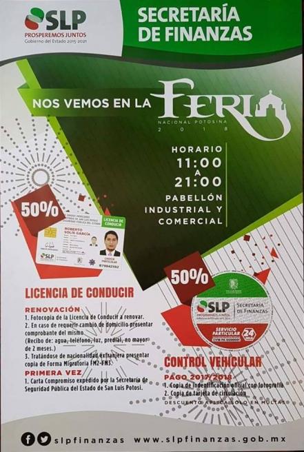 Finanzas ofrecerá en la FENAPO descuentos para licencia de conducir 