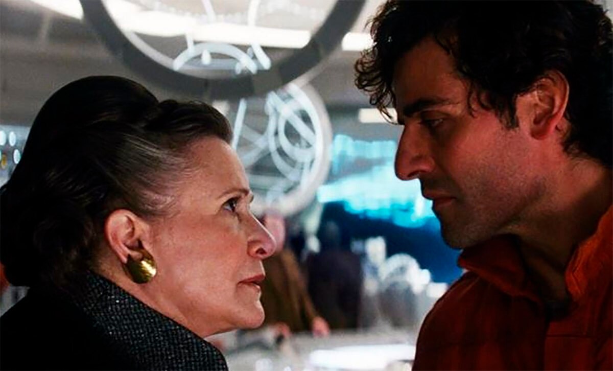 Así es rodar "Star Wars 9" con la princesa Leia... pero sin Carrie Fisher