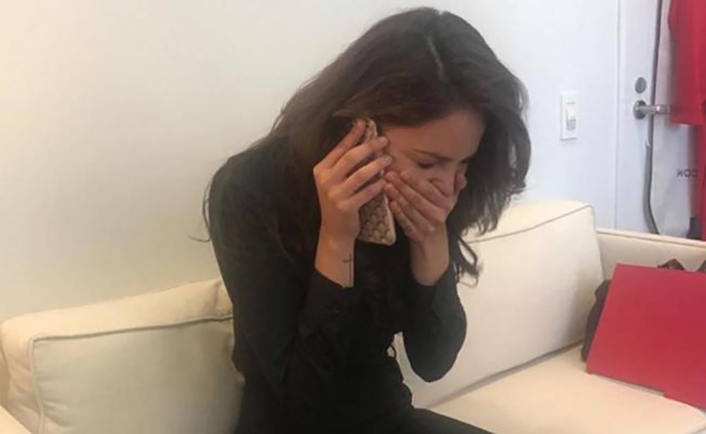 Eiza González llora de emoción al saber que presentará un Oscar