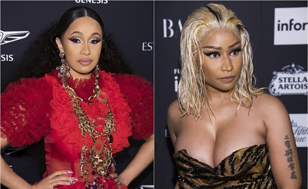 Cardi B y Nicki Minaj. Foto: Especial