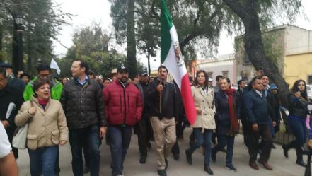 Javier Corral llega a San Luis