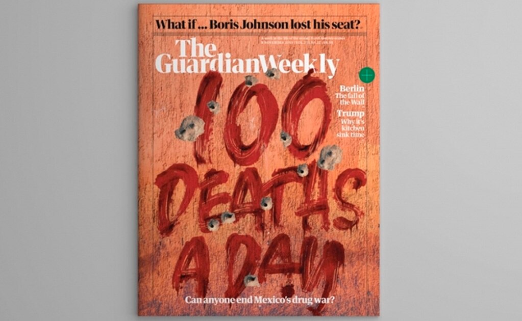 La cruda portada de The Guardian Weekly, dedicada a la violencia en México