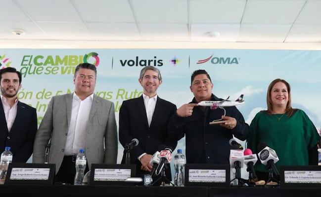 Anuncian 5 nuevos destinos de Volaris desde el Aeropuerto de San Luis Potosí