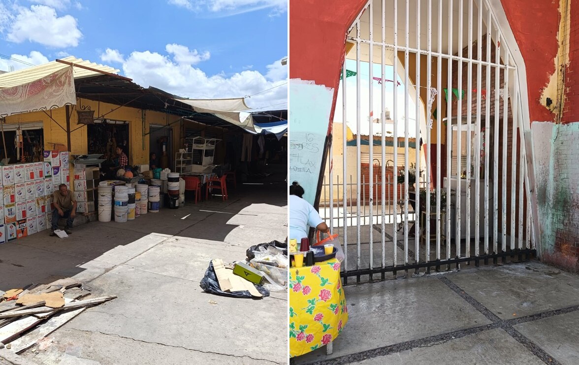 FOTOS: Así luce hoy el mercado 16 de Septiembre, abandono en el corazón de SLP