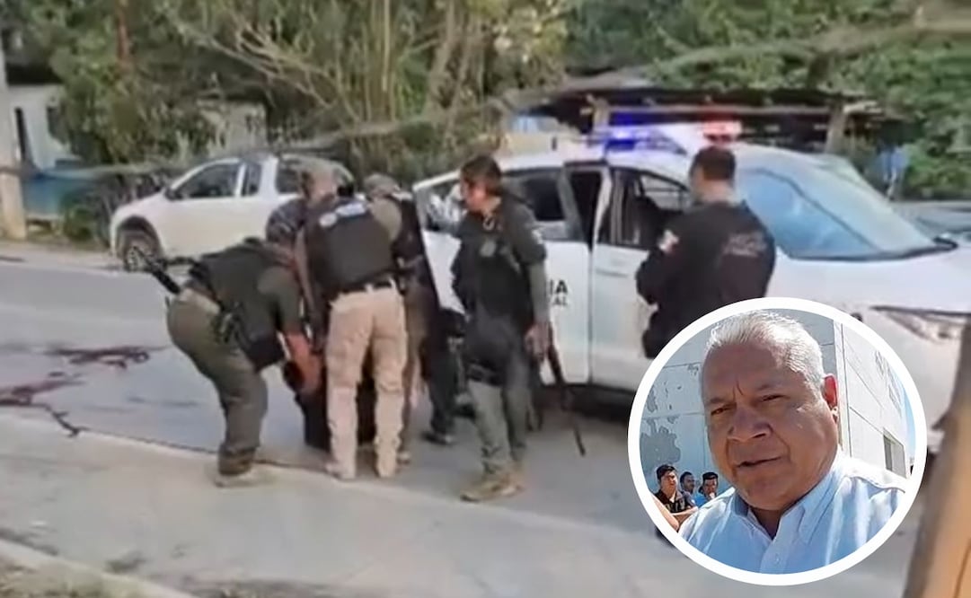 Agentes de la Guardia Civil sufrieron un ataque armado en Tamazunchale, SLP. Foto: Especial