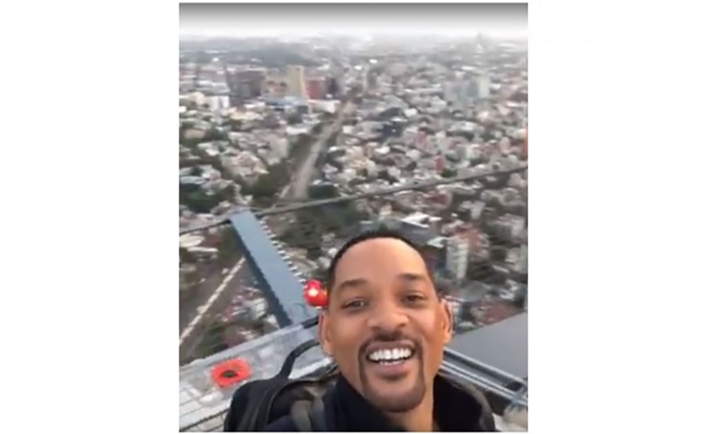 Desde las alturas Will Smith disfruta la CDMX