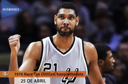 Efemérides 25 de abril