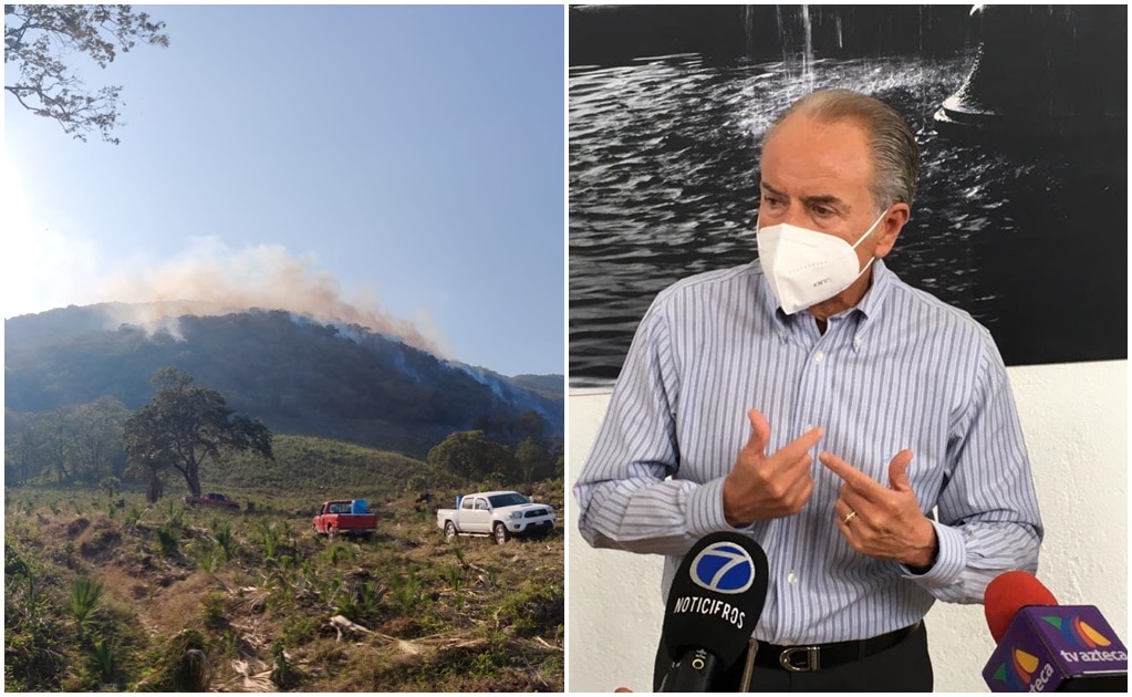 Incendio en Wirikuta no lo causamos las autoridades, dice Carreras a manifestantes