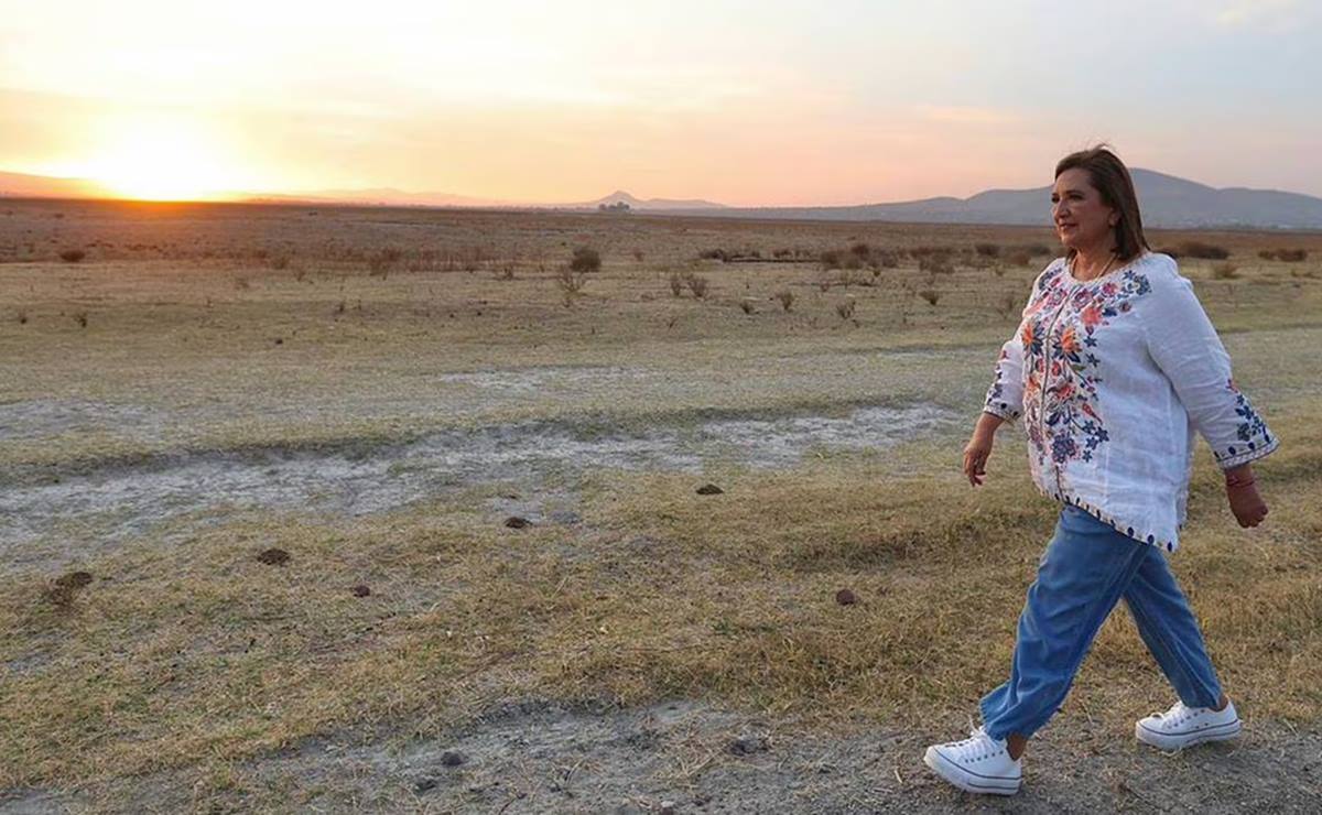 Xóchitl Gálvez se compromete a recuperar la laguna de Zumpango