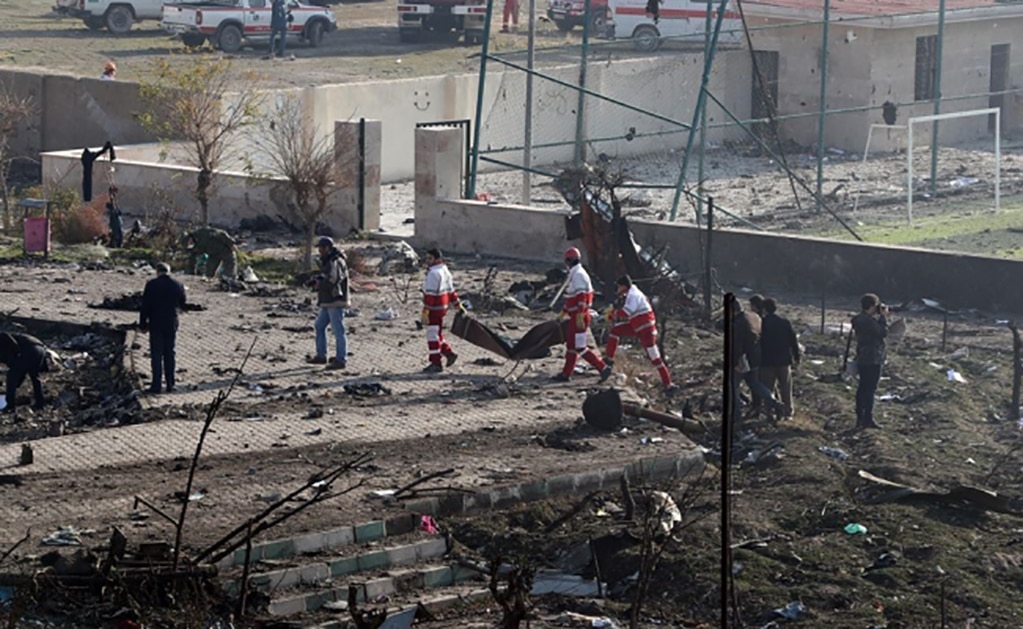 Ciudadanos de siete países fallecieron en avionazo en Teherán