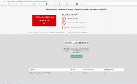 Coordinadora del PT en el Congreso, integrante activa del PRI