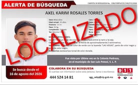 Hasta Jalisco, localizan con vida a Axel Karim, joven reportado como desaparecido en SLP
