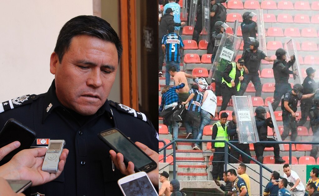 Riña inició cuando porra visitante “arrojó una butaca”: Pineda