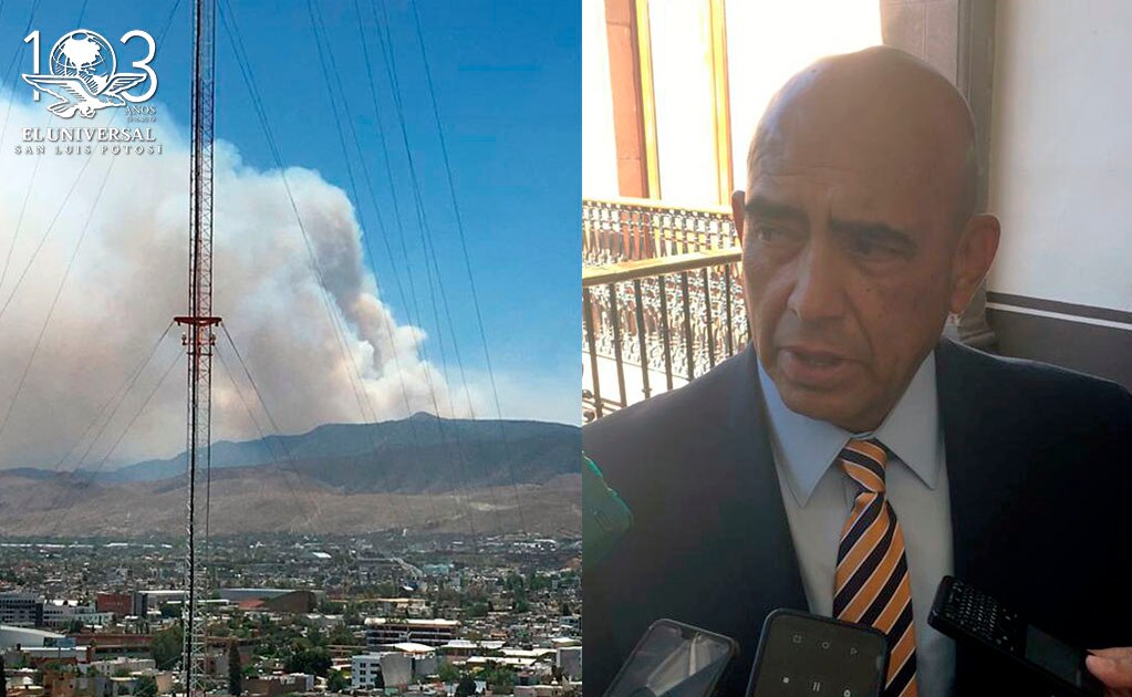 Admite SGG que disminuyó control del incendio en Sierra de San Miguelito