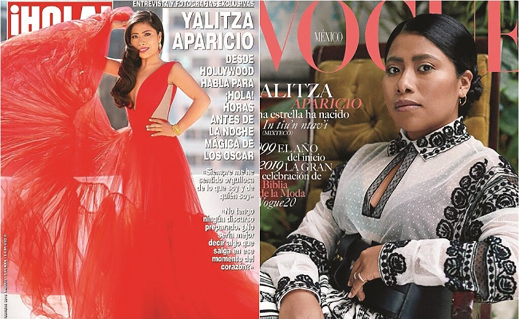 Yalitza Aparicio. Unos la apoyan... otros la retocan
