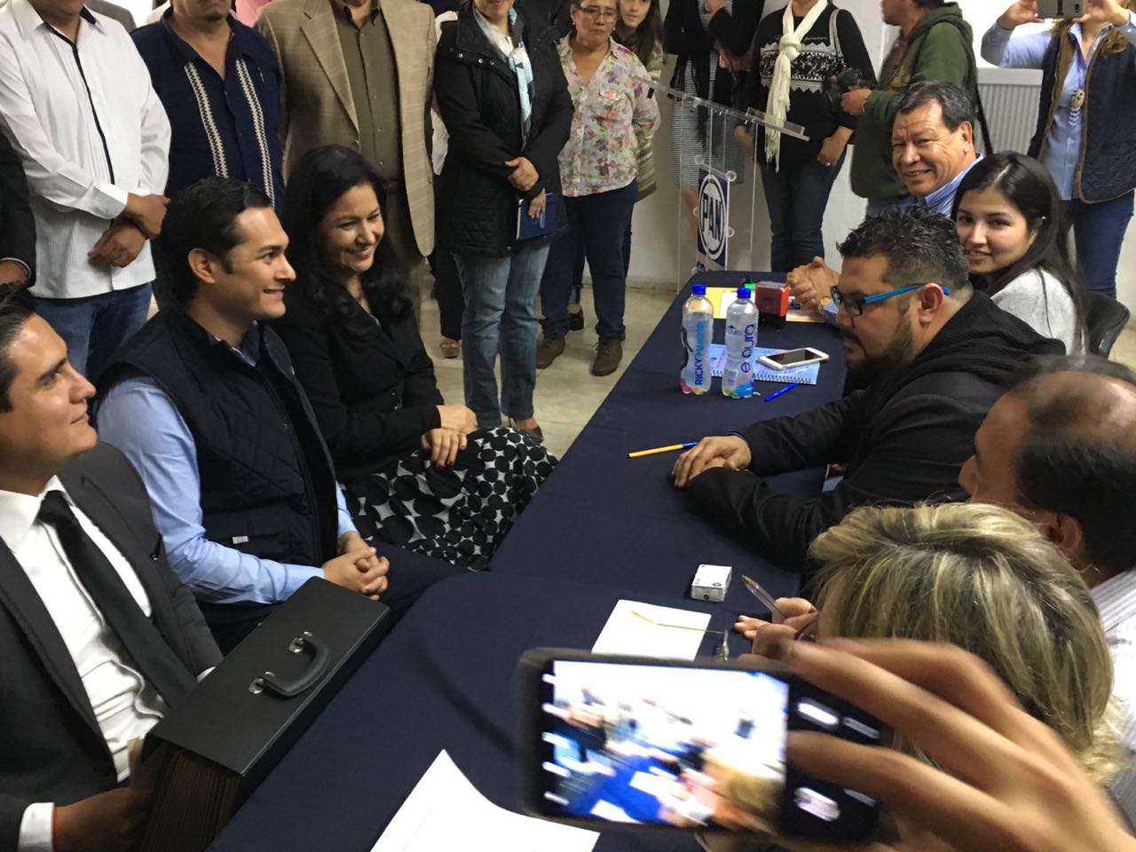 Se lleva a cabo registro de candidatos a la dirigencia del PAN