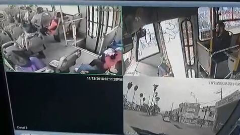 Video. Captan asalto en camión urbano