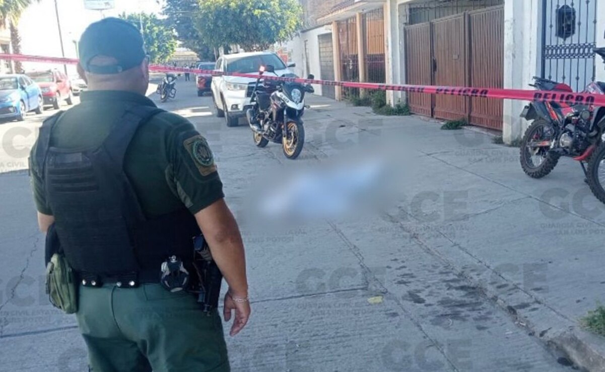Hombre linchado en la colonia San Luis. Foto: Especial