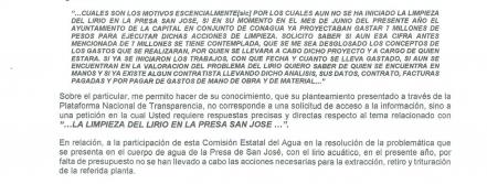 CEA se contradice sobre limpieza de lirio en Presa de San José; no hay dinero, responden