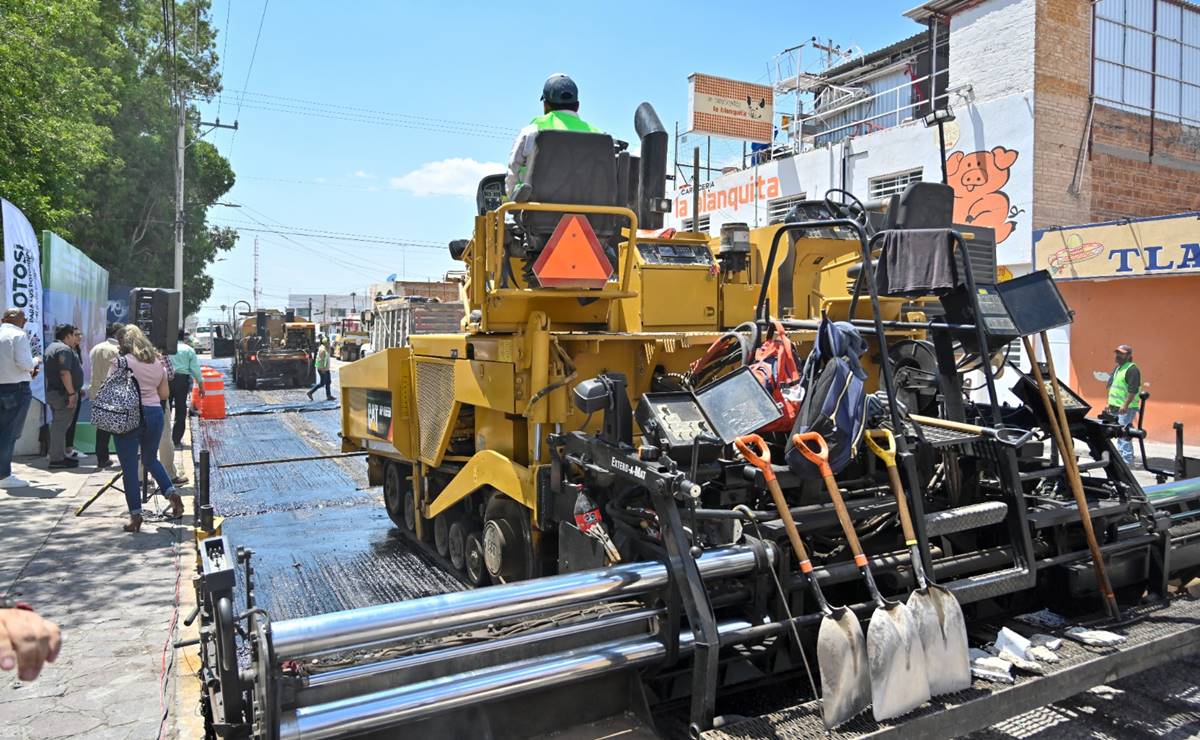 Con inversión por 70 mdp, inician obras de reconstrucción del norte de la capital de SLP